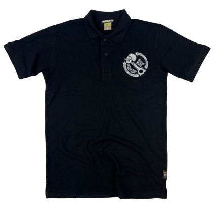 Tričko s límečkem Yakuza Premium 3715 Royal Riot´s černé 2