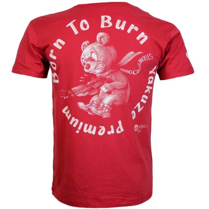 Tričko Yakuza Premium 3908 červené Born to Burn 4
