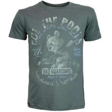 Tričko Yakuza Premium 3914 šedé Cut the Roots, Bad Guardians 2