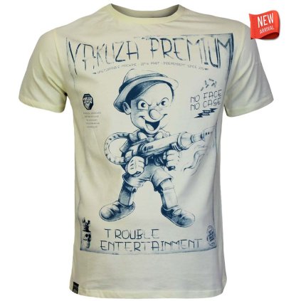Pánské žluté tričko Yakuza Premium YPS 4003 – Trouble Entertainment, Burattino 1 (2)