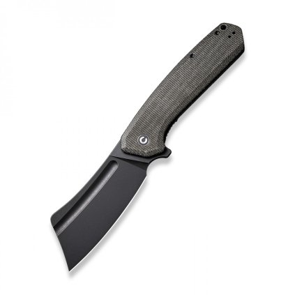zavírací nůž CIVIVI Bullmastiff Black Stonewashed Dark Green Micarta CIVIVI-C2006F-1