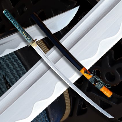 DOREI katana made of carbon steel AISI 1045 with polished hamon imitation