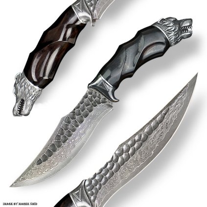 Dellinger Wolf VG-10 Hunting Knife