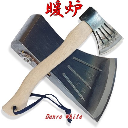Univerzální kovaný japonský nástroj Kanetsune Danro White s koženým pouzdrem