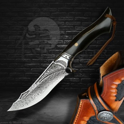 hunting knife Dellinger DEFENSE vg-10 Mahogany