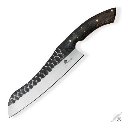 Dellinger Gungnir Chopper D2 Bushcraft Machete - Wenge Wood
