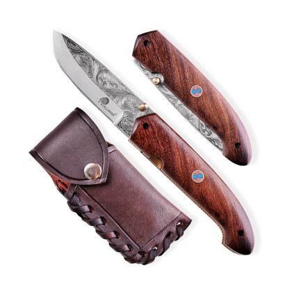 Zavírací nůž Dellinger D2 Engrave – ocel D2, wenge