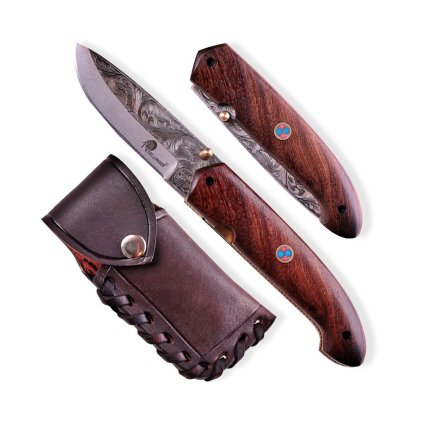 Lovecký zavírací nůž Dellinger D2 Engrave PMX93 1