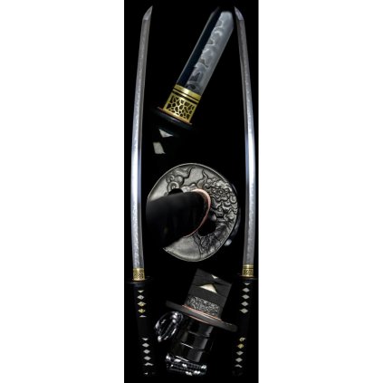 Kawanishi Japanese Wakizashi - T-10 Steel, Choji Hamon