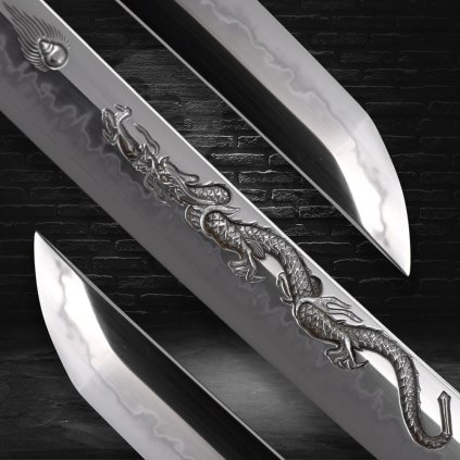 Shirasaya Ichimondji Ucushi Japanese Sword - T-10 Steel, Choji Hamon