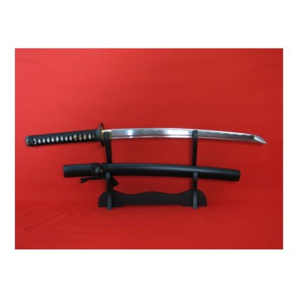 Wakizashi ODAWARA – 1,60 Shaku, AISI 1045 Kohlenstoffstahl, polierte Hamon-Imitation, Yokote