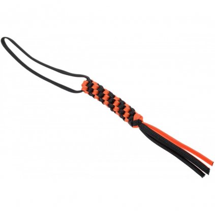 šňůra WEKNIFE paracord lanyard, oranžovo-černá