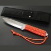 Kanetsune Seki Japan KB-260 Shu-Karasu Blue Steel 125mm Paracord Field Knife KNTN-KB-260 6