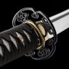 Sběratelská katana Tanikaze s černou matnou pochvou a bílým postřikem e