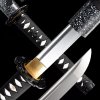 Sběratelská katana Tanikaze s černou matnou pochvou a bílým postřikem