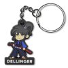 Sběratelský přívěsek na klíče Dellingeráček s miniaturou katany.