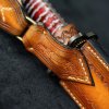 nůž TANTO Dellinger FEZÁ Blue Randy Feather Damascus Nr.14 K-H118-14 6
