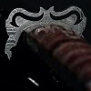 nůž TANTO Dellinger FEZÁ Blue Randy Feather Damascus Nr.14 K-H118-14 9