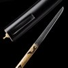 Exkluzivní špičková replika samurajského meče katana Midori Tsunami Koshizori, T-10 Carbon Steel, Real Choji Midare Hamon, Yokote n