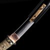 Exkluzivní špičková replika samurajského meče katana Midori Tsunami Koshizori, T-10 Carbon Steel, Real Choji Midare Hamon, Yokote i