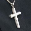 křížek Silver Spirit Cross s řetízkem damascus 2
