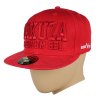 Červená snapback kšiltovka Yakuza Premium 2160R s červenou gotickou 3D výšivkou. f