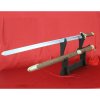 Chinese Tai Chi practice sword, blade from flexible stainless steel, wooden scabbard