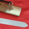 Chinese Tai Chi practice sword, blade from flexible stainless steel, wooden scabbard