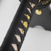 Replika samurajského meče katana Ibaraki 2,30 Shaku, překládaná ocel AISI 1045, leštěná imitace hamonu, Yokote 3
