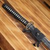 Replika meče katana Shikai s broušenou rejnočí kůží a linií hamon Choji n