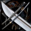 Funkční replika meče katana Shikai Sword 2,35 Shaku, překládaná ocel AISI 1075, reálný hamon Choji, Yokote