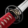 katana JÚDAČI - 2,30 Shaku, uhlíková ocel AISI 1045, leštěná imitace hamonu, Yokote