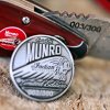 Limitovaná edice nože Dellinger Spirit of Munro – Star Dust s damaškovou čepelí a dřevěnou rukojetí. i