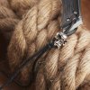Dellinger Ebony Black Damast Klapp-Jagdmesser