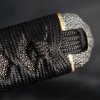Funkční replika samurajského meče katana Akaei 2,4 Shaku, uhlíková ocel AISI 1095, real Choji Hamon b