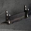 stand for swords - two-tiered from natural massif (matte black)