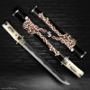 Dragon Japanisches Tanto – Tamahagane Stahl mit Echtem Notare Hamon