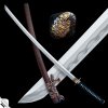 Deiji Japanese Katana - T-10 Folded Steel with Yokote and Authentic Gunome Hamon