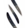 knife Dellinger Damascus Spike Ebony