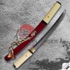 Japanese Tanto – Jūken & Folded 1075 Steel with Real Choji Hamon