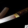Japanese Tanto Shirasaya – T-10 Steel with Real Choji Hamon