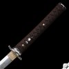 Mokuzai Japanisches Katana – T-10 Stahl, Yokote, Echter Hitatsura Hamon
