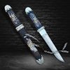 Copper Japanisches Tanto – Gefalteter Stahl mit Echtem Choji Hamon