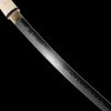 Shirasaya KUMO Japanese Wakizashi Sword – T-10 Steel, Real Choji Hamon