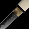 Shirasaya KUMO Japanese Wakizashi Sword – T-10 Steel, Real Choji Hamon