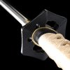 HOSHI Japanese Sword – T-10 Steel, Real Choji Hamon