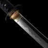 HITODE Katana made of folded AISI 1075 steel with a real hamon