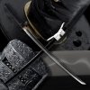 HITODE Katana made of folded AISI 1075 steel with a real hamon