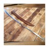 ORENJI Japanese Naginata Sword – T-10 Steel, Real Choji Hamon
