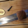 ORENJI Japanese Naginata Sword – T-10 Steel, Real Choji Hamon